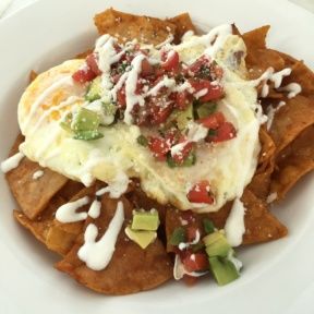 Gluten-free huevos rancheros from Ivory on Sunset